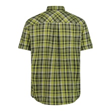 CMP Wanderhemd kurzarm mit Karomuster (UV-Schutz, Brusttasche) olivegrün/mossgrün Herren
