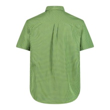 CMP Wanderhemd kurzarm mit Karomuster (UV-Schutz, Brusttasche) limegrün/dustyblau Herren
