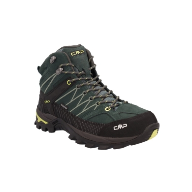 CMP Wanderschuhe Rigel Mid Trekking WP (Trekking, wasserdicht) dunkelgrün/schwarz Herren