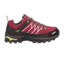CMP Wanderschuhe Rigel Low WP (Trekking, wasserdicht) rot/schwarz Damen