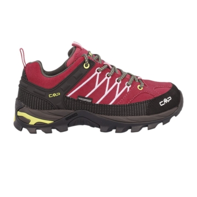 CMP Wanderschuhe Rigel Low WP (Trekking, wasserdicht) rot/schwarz Damen