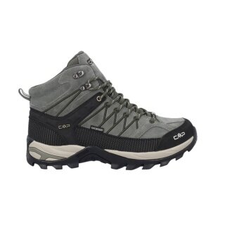 CMP Wanderschuhe Rigel Mid Trekking WP (wasserdicht) grau/schwarz/grün Herren
