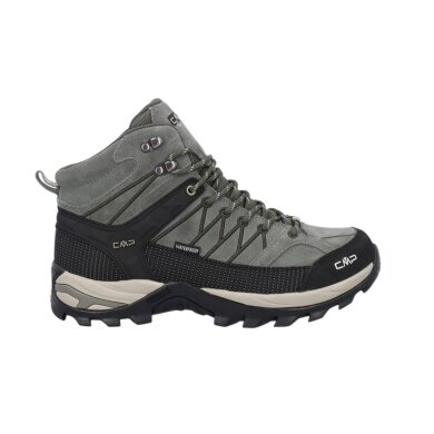CMP Wanderschuhe Rigel Mid Trekking WP (wasserdicht) grau/schwarz/grün Herren