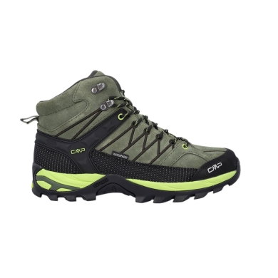 CMP Wanderschuhe Rigel Mid Trekking WP (Trekking, wasserdicht) khakigrün/lime/schwarz Herren
