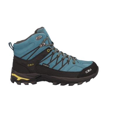 CMP Wanderschuhe Rigel Mid Trekking WP (Trekking, wasserdicht) blau/schwarz/gold Herren