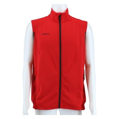 Craft Sport-Weste ADV Unify (Recyclingpolyester, bequeme elastiche Passform) rot Herren