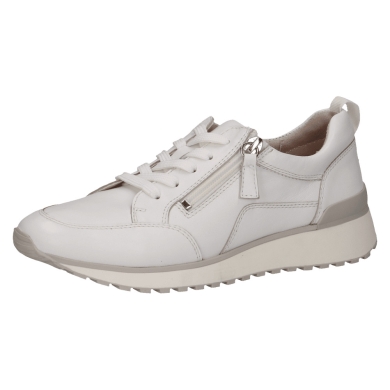 Caprice Sneaker 23702 (Leder, mit seitlichen Reissverschluss) weiss Damen
