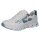 Caprice Sneaker 23730 (Leder, mit seitlichen Reissverschluss) weiss/silber Damen