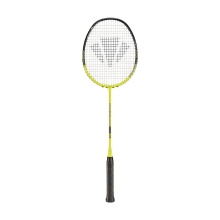 Carlton Badmintonschläger Powerblade Zero 100 (82g/kopflastig/mittel) gelb - besaitet -