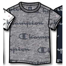 Champion Freizeit-Tshirt (Baumwolle) Graphic Print grau Jungen