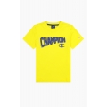 Champion Freizeit Tshirt (Baumwolle) Champion Super Graphic Print gelb Jungen