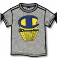 Champion Freizeit Tshirt (Baumwolle) Champion Super Graphic Print grau Kinder