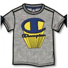 Champion Freizeit Tshirt (Baumwolle) Champion Super Graphic Print 2021 grau Jungen/Boys