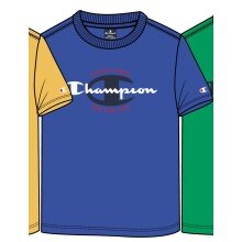 Champion Freizeit-Tshirt (Baumwolle) Crew Graphic Print 2023 royalblau Jungen