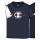 Champion Freizeit-Tshirt (Baumwolle) Crew Graphic Print dunkelblau Kinder