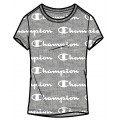 Champion Freizeit-Tshirt (Baumwolle) Graphic Print grau Mädchen
