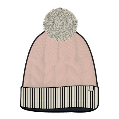 Champion Mütze Legacy Knit Bommel beige Kinder 1er