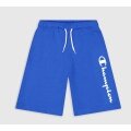 Champion Freizeithose (Baumwolle) Bermuda mit Logo-Schriftzug kurz royalblau Jungen