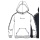Champion Kapuzenpullover - leichte fleece mit Logoband weiss Jungen