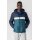 Champion Steppjacke - Stripe mit Kapuze (100% Polyester) - dunkelblau Herren