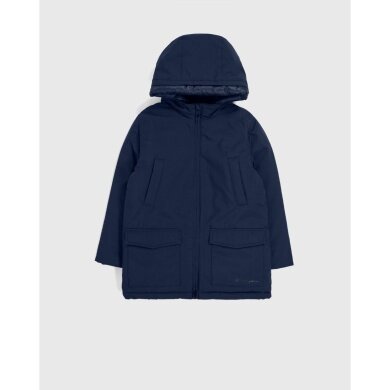 Champion Winterjacke mit Kapuze (kleines Logo) navyblau Jungen