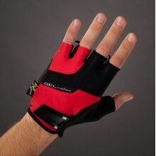 Chiba Fahrrad-Handschuhe Gel Comfort rot - 1 Paar