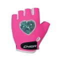 Chiba Fahrrad Handschuhe Cool neonpink Kinder - 1 Paar