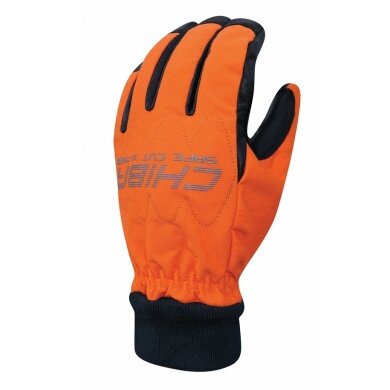 Chiba Handschuhe (Arbeitshandschuhe/THL) Safecut X-Trem orange/schwarz - 1 Paar