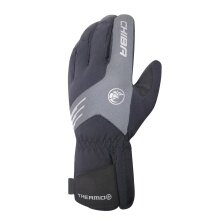 Chiba Winter-Fahrradhandschuhe Thermo Plus (Oberhand aus winddichtem Stretch-Fabric) schwarz - 1 Paar