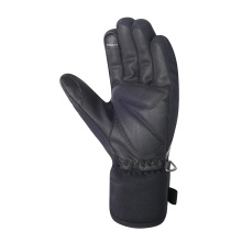 Chiba Winter-Fahrradhandschuhe Thermo Plus (Oberhand aus winddichtem Stretch-Fabric) schwarz - 1 Paar