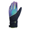 Chiba Winter-Fahrradhandschuhe Waterproof (wasserdicht. reflektierend) bunt/schwarz Kinder - 1 Paar