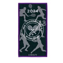 Christy Duschtuch Wimbledon Champ Towel 2024 grün 133x70cm