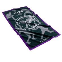 Christy Duschtuch Wimbledon Champ Towel 2024 grün 133x70cm