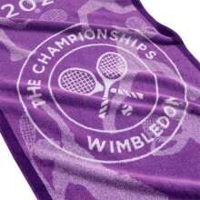 Christy Duschtuch Wimbledon Champ Towel 2024 violett 133x70cm