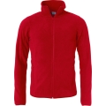 Clique Fleecejacke Basic Polar - mit Stehkragen - rot - Herren
