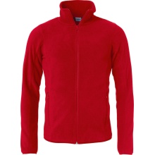 Clique Fleecejacke Basic Polar - mit Stehkragen - rot - Herren