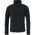 Clique Fleecejacke Basic Polar - mit Stehkragen - schwarz - Herren