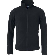 Clique Fleecejacke Basic Polar - mit Stehkragen - schwarz - Herren