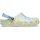Crocs Classic Tie-Dye Graphic Clog weiss/multi Sandale Herren/Damen