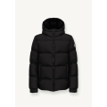 Colmar Daunen-Winterjacke Puffy mit fester Kapuze (sehr warm) schwarz Herren