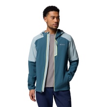 Columbia Softshelljacke Tech Hoodie (angenehmes Tragegefühl, Omni-Shield) hellblau/tealblau Herren