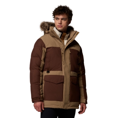 Columbia Winterjacke Marquam Peak Fusion II Parka (Omni-Heat Infinity) hellbraun/braun Herren