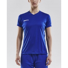 Craft Sport-Shirt (Trikot) Squad Solid - lockere Schnitt, schnelltrocknend - kobaltblau Damen
