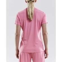 Craft Sport-Shirt (Trikot) Squad Solid - lockere Schnitt, schnelltrocknend - pink Damen