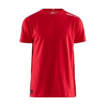 Craft Sport-Tshirt Community Mix (Baumwolle) rot Herren