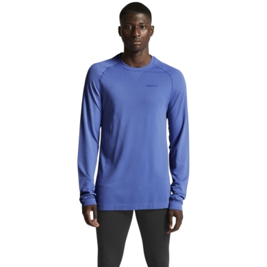 Craft Funktionsunterwäsche Langarmshirt Active Comfort 2 (weicher und funktioneller Stoff) blau Herren