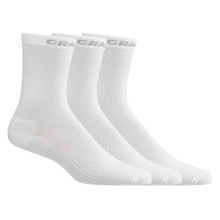 Craft Sportsocken Core Dry High (feuchtigkeitstransport) weiss - 3 Paar