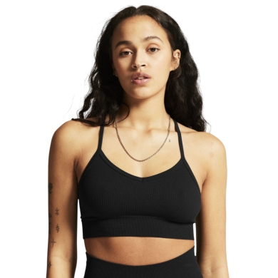 Craft Sport-BH Collective Rib Strap Sports Bra (Rippenstruktur, elastisches Material) schwarz Damen