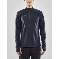 Craft Sport-Langarmshirt Evolve Halfzip - strapazierfähig, aus Stretchmaterial - dunkelgrau Herren