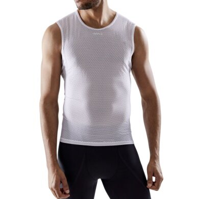 Craft Funktionsunterwäsche Tank-Top Pro Cool Mesh Superlight SL (Mesh-Gewebe, leicht) weiss Herren